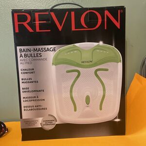 Revlon RVFB7033B1 Bubbling Toe Touch Foot Spa